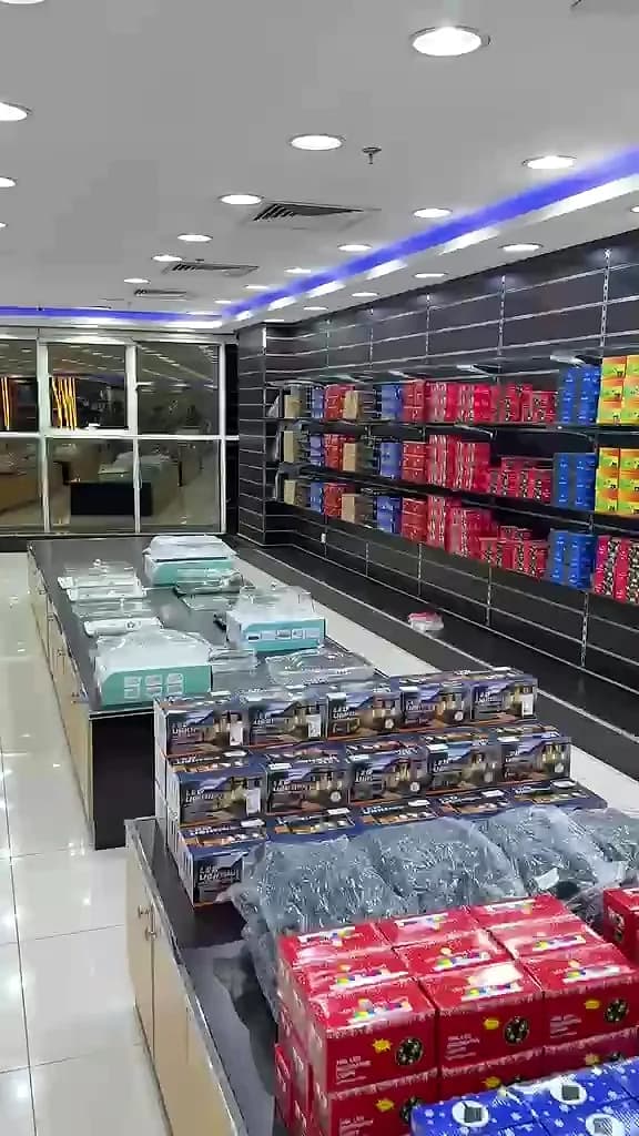 Wholesale stock on display in the Al Mazar showroom